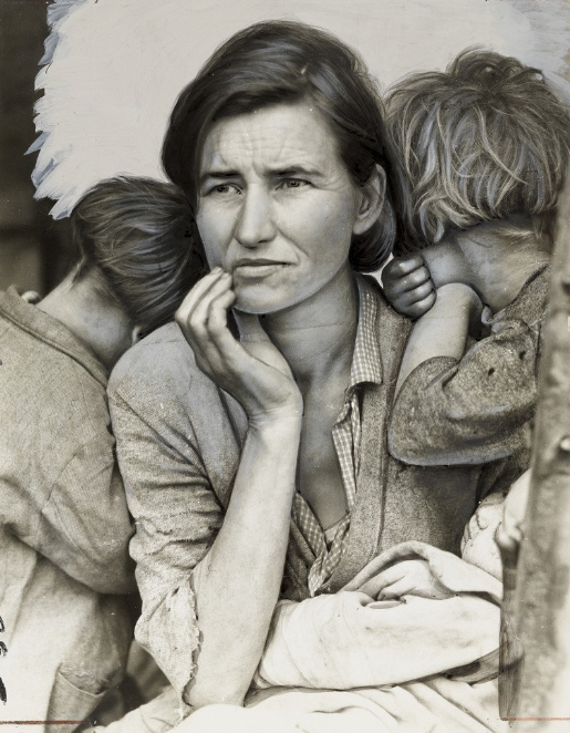 도로시아 랭 이주 어머니