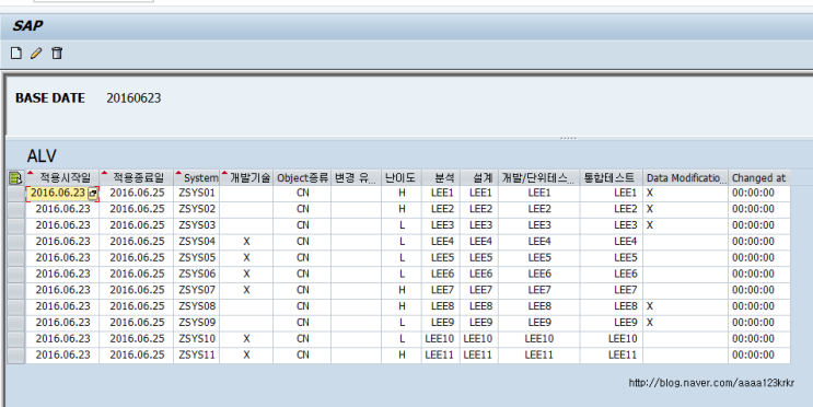 ABAP 아밥 과제 : DOCKING CONTAINER, REFRESH, TABLE 등 : 네이버 블로그