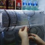 뽁뽁이 냉장고커튼 - 냉장고냉기차단 전기세절약 냉장고정리 3중뽁뽁이 주방인테리어