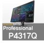 [델] UHD Multi-Client 모니터 P4317Q