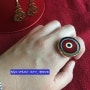 [페르시아 액세서리 1]핸드메이드 유리공예 반지, 스타일리쉬한 페르시아 이블아이