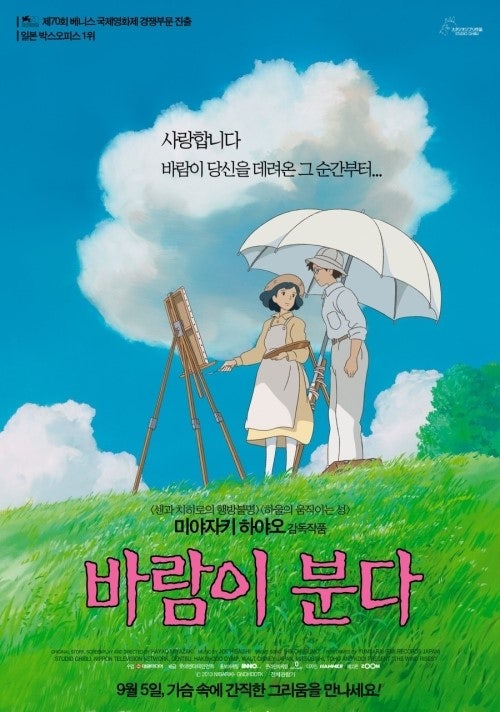 바람이 분다 리뷰 미야자키 하야오 감독의 모순된 시선 네이버 블로그