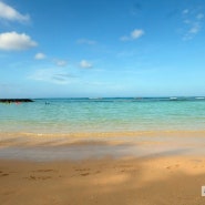 [하와이 신혼여행]#6_1 와이키키 비치 신혼여행 마지막날아쉬움 가득 하와이 바다 즐기기/