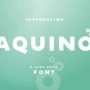 Aquino / 무료 폰트