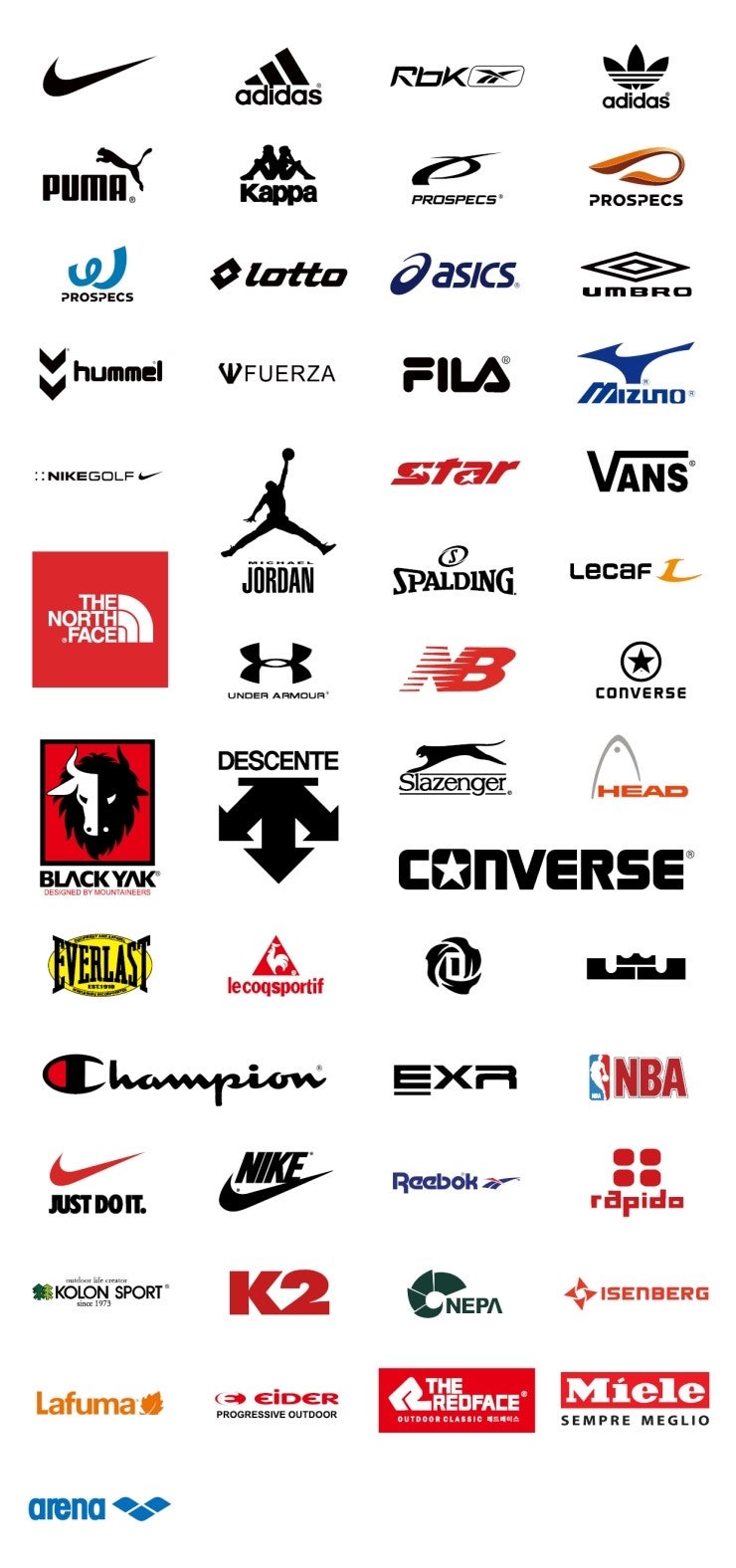 스포츠브랜드, 아웃도어브랜드(로고모음집) : 네이버 블로그