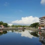 말레이시아 말라카 (Malacca) 여행: 강가 다리 위에서 멋진 경치