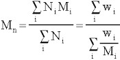 수평균분자량 및 중량(무게)평균분자량 (Number average molecular weight & weight-average molecular weight) : 네이버 블로그