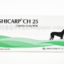 아시카프 츄어블정 25 (Ashicarp Chewable Tablet 2-동물약품사전 Anipharm Index 대한동물약국협회