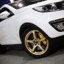 스포티지R 튜닝카- 최고강성휠, 압도적인 포스~! 벤조퍼포먼스 GTR 샴페인골드 장착/ 금호 마제스틱 245/45R / 하이큐모터스 본점/ 하남 튜닝샵/