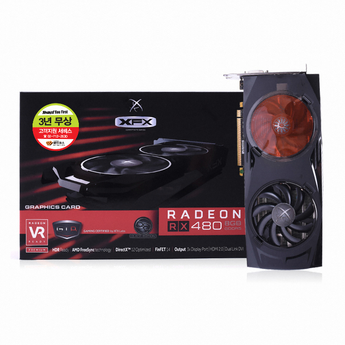 비표준은 아름답다~ XFX 라데온 RX480 Black Wolf Super OC : 네이버 블로그