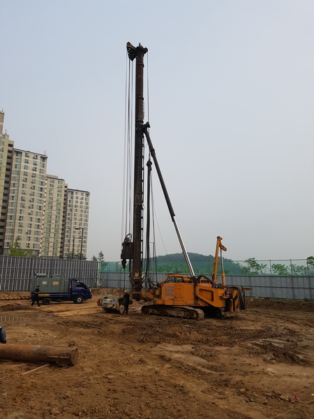 PHC 파일작업 장비 반입 및 조립 : 네이버 블로그