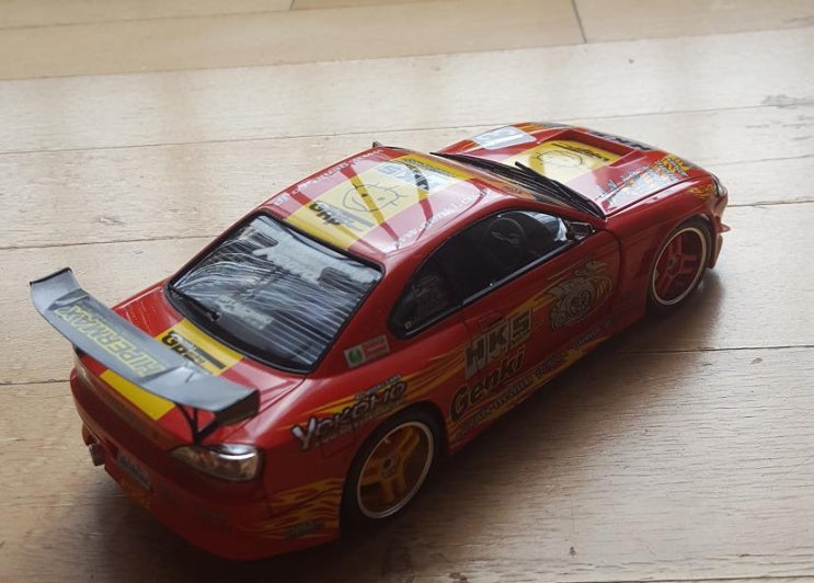 D1 Grand Prix '04 [Aoshima] 1/24 Nissan HKS GENKI Hyper Silvia S15 RS2 ...