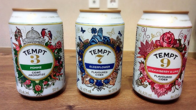 수입맥주 달달한 과일맥주 템트(TEMPT) 3/7/9 : 네이버 블로그