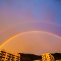 [풍경사진] 쌍무지개 떠오른 일요일 저녁 하늘 by 포토그래퍼 원종호