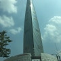 대한민국에서 제일 높은 건물, 롯데월드 타워 직접 보고 감탄했어요.