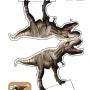 토모노트 공룡 도안 / 티라노사우루스 / 트리케라톱스