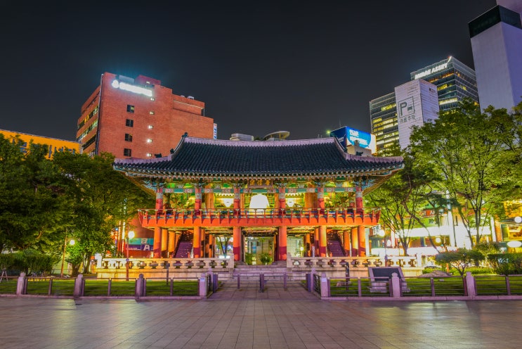 서울 야경포인트 : 종각 보신각 에서. : 네이버 블로그