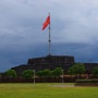 베트남 후에여행 후에성광장의 깃발 탑.