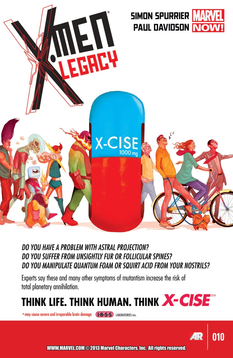 X-Men Legacy #10] 리전, 사랑을 위해 초능력을 포기하다? : 네이버 블로그