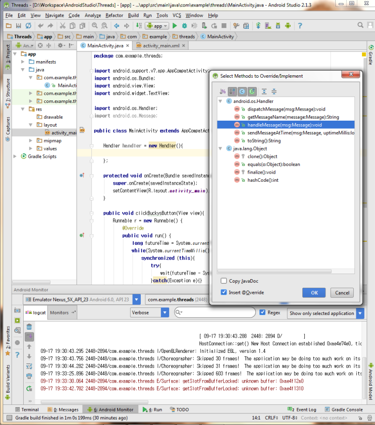 [Android Studio] Threads : 네이버 블로그