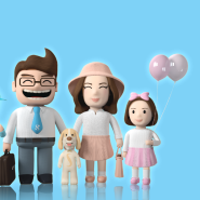 더블유비픽처스에서 신한생명을 대표하는 가족 캐릭터 "따뜻한 가족" 캐릭터와 매뉴얼 북을 제작 하였습니다.