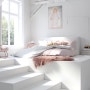 [침실인테리어] 깨끗하고 아늑한 느낌의 밝은 침실 인테리어 디자인