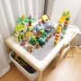 셀프 레고책상 만들기 :: 이케아유아책상, 레고놀이판