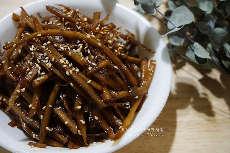 우엉조림맛있게하는법, 우엉볶음 양념 황금비율~ : 네이버 블로그