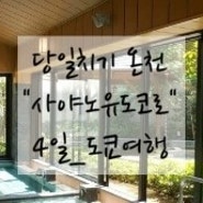 <4일_일본 도쿄여행> 3일차_도쿄 당일치기 온천 "사야노유도코로 さやの湯処 Maenohara Onsen"