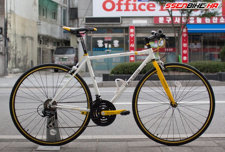 로드마스터 2015 R21 (화이트/옐로우) - Roadmaster 2015 R21 [원주 하이브리드 자전거 쎈바이크 ...