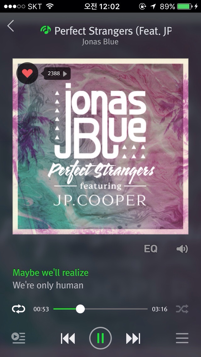 Perfect Strangers - song and lyrics by Jonas Blue, JP Cooper, Spotify