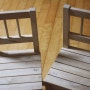 이케아책상,의자 크림화이트로 셀프페인팅