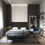 [침실인테리어] 화이트&블랙 컬러 침실 인테리어