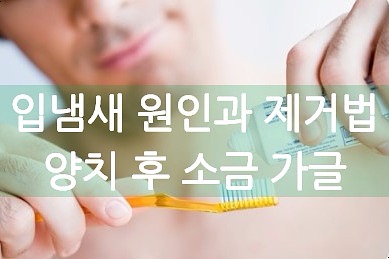 입냄새 원인과 제거법 양치후 소금 가글 : 네이버 블로그