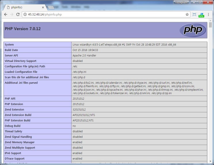 [CentOS 7 / RHEL 7.2]Apache Httpd 2.4.6 + PHP 7.0.12 설치 with Yum : 네이버 블로그