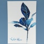 [감성수채화] 수채화일러스트, 잎사귀 그림, 안녕 파랑(hello, blue)