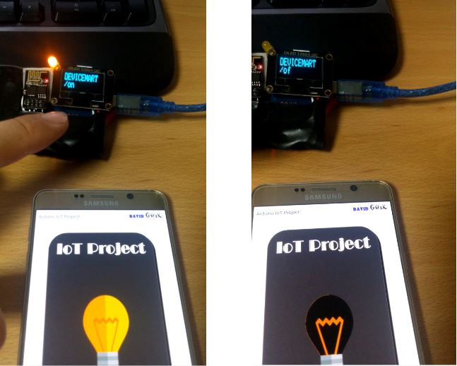 IoT 스마트폰을 통한 아두이노 LED 제어하기 : 네이버 블로그