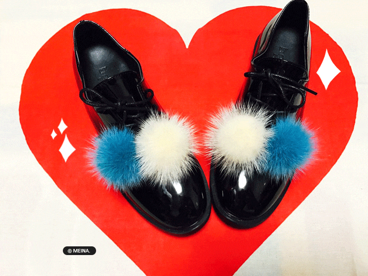 여성 옥스포드화 추천 탈부착 가능한 귀여운 폼폼이가 포인트 네이버 블로그