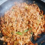 오랜만에 먹는 엄마밥으로 든든한 한끼 (두루치기, 시래기국, 무생채, 콩잎, 시금장)
