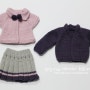 손뜨개로 디즈니돌(베이비돌) 인형옷 만들기: Knitting-②