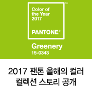 2017 팬톤 올해의 컬러 그리너리(Greenery), 생동감 넘치는 컬렉션 스토리 공개!