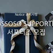 THE 1st LUSSOSO SUPPORTERS 루쏘소 서포터즈 모집