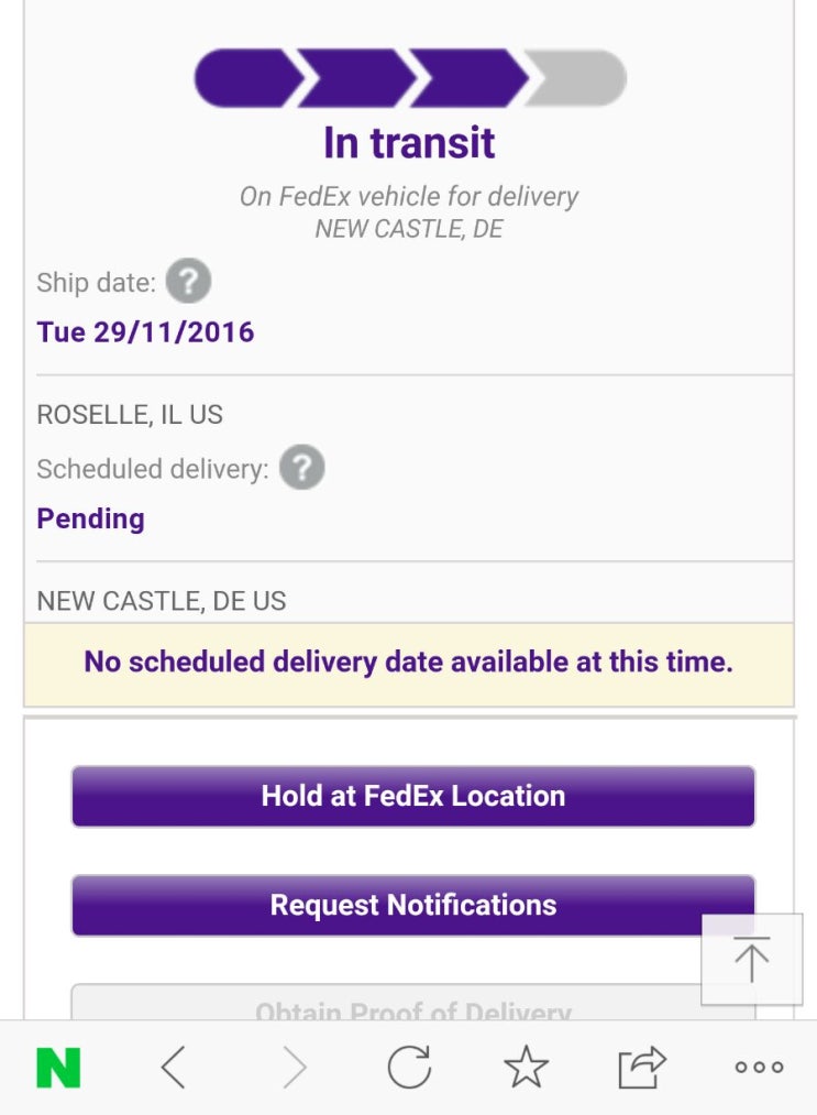 FEDEX Pending in transit 페덱스 펜딩 상태 페이팔 분쟁 환불완료 : 네이버 블로그
