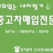 후회없이 내차팔때 부산중고차매입 전문가를 만나보아요.