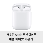 애플 에어팟 개봉기 + 리뷰 :: 가볍고 편한 애플 무선 이어폰