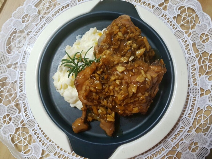 닭다리 요리/백종원 닭다리스테이크 마늘간장맛 : 네이버 블로그