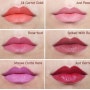 wet n wild 립스틱 색상 리뷰 : 24 Carrot Gold / Just Peachy / Rose-bud /Spiked With Rum