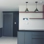 [티엘퍼니쳐]주방 공간에 컬러를 입힌 청담동 복층아파트 주방리모델링