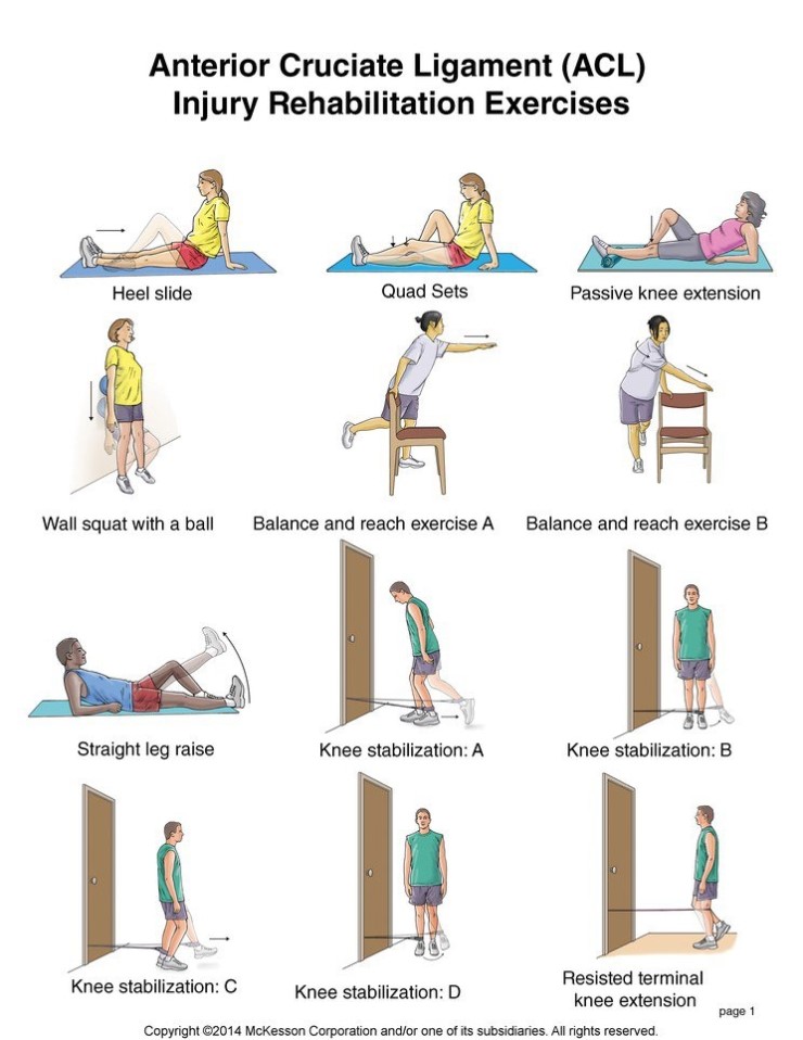 Acl Surgery Recovery Exercises