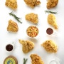 치킨 메뉴 촬영, 중국 치킨로드 브랜드
